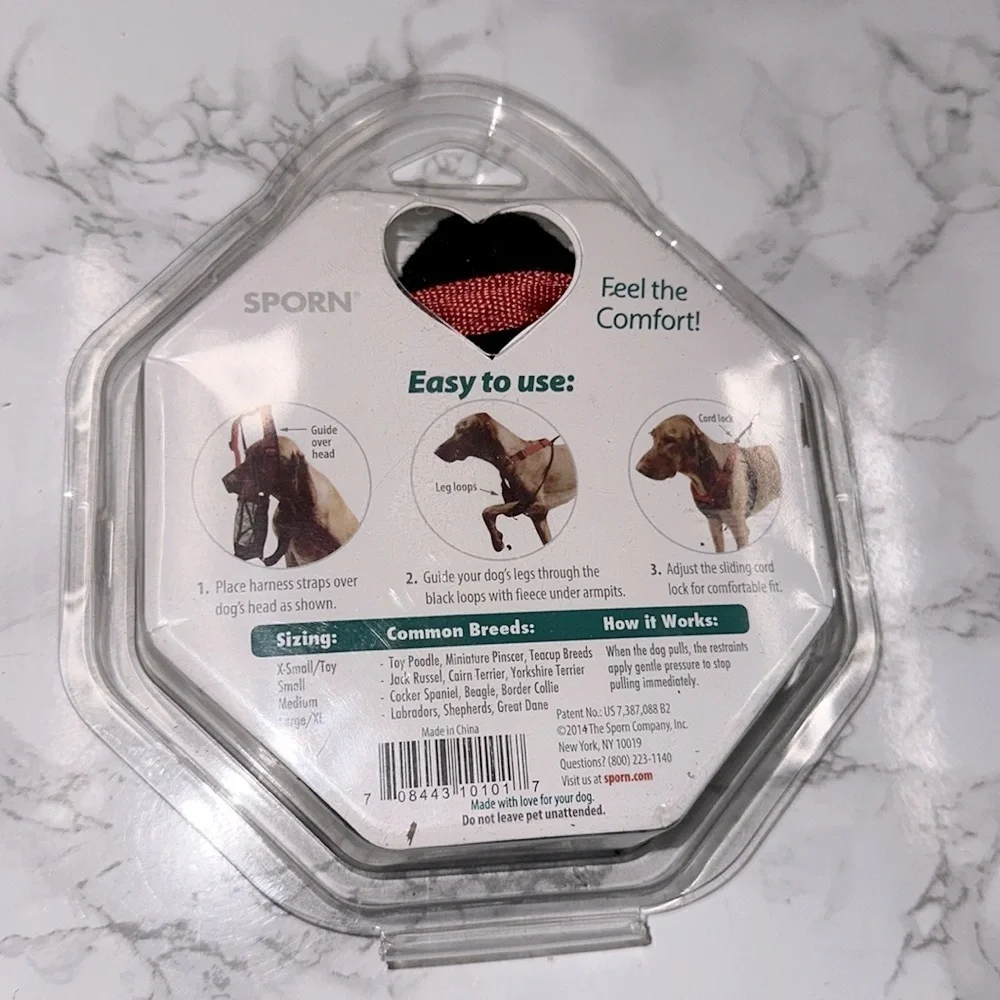 Sporn Stop Pulling Dog Harness size small